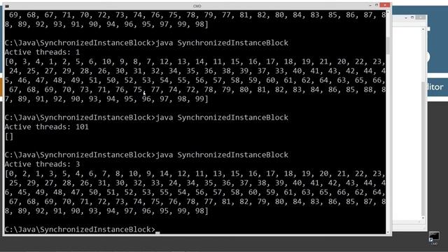 Learn Java Programming - Synchronized Instance Block Tutorial смотреть онлайн