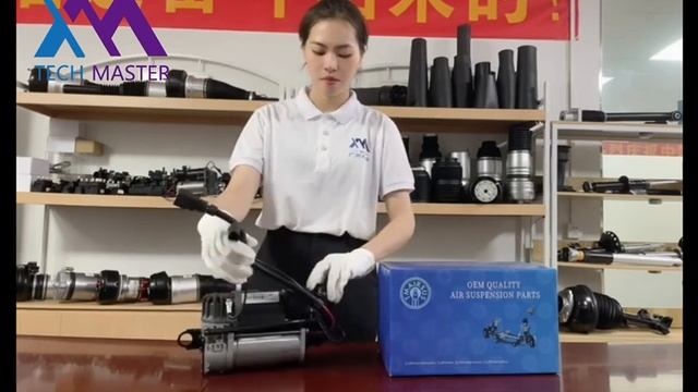 Air suspension compressor for Audi Q7 2003-2016! смотреть онлайн