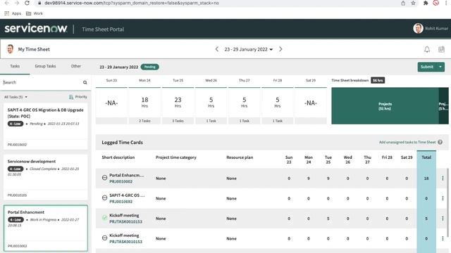 PPM 8 - Time Card, Time Sheet , Expense Line - PPM - ServiceNow смотреть онлайн