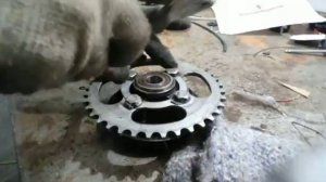 21№смазка задниего колеса мопеда альфа