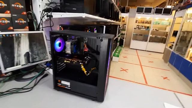 Сборка 2066 _35700₽_ i3 10100F / H410M A-Pro / 16Gb / ssd 240Gb / RX 570 4Gb / 600W / Formula 2052B смотреть онлайн