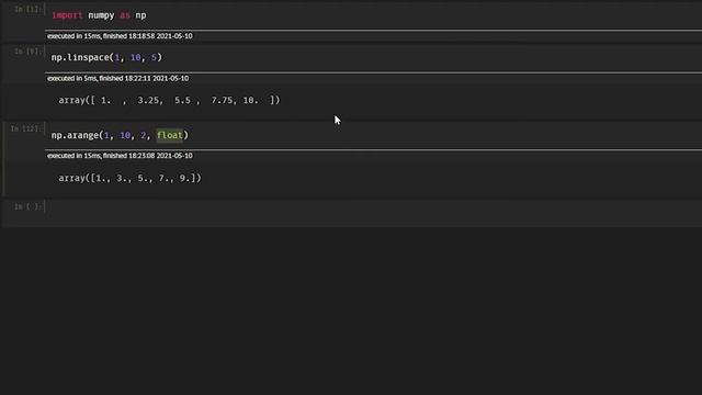RANGE vs LINSPACE vs ARANGE - Qual a diferença? Python NUMPY смотреть онлайн