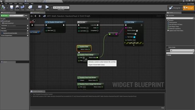 Random Float in Unreal Engine 4 смотреть онлайн