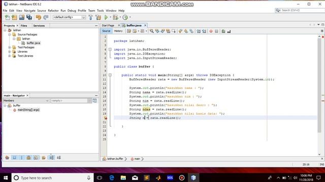 program java menghitung nilai rata rata menggunakan BufferedReader смотреть онлайн