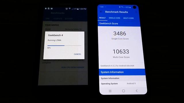 New Samsung Galaxy S10e GeekBench CPU Benchmark Performance Test Versus Old S5 смотреть онлайн