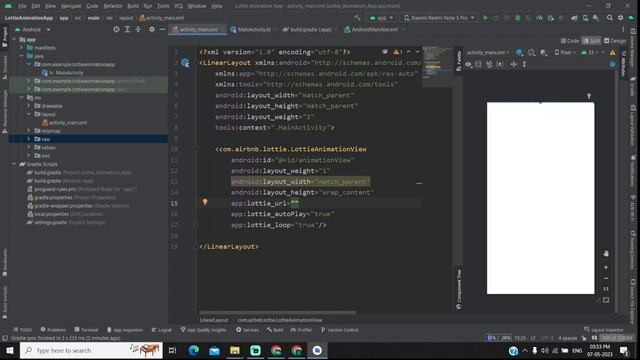 How to Implement Lottie Animation Offline or Online File in Android Studio Kotlin смотреть онлайн