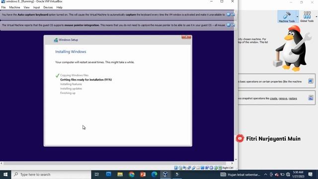 Cara Install windows 8 di Aplikasi Virtual Box смотреть онлайн