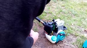 Регулировка карбюратора бензотриммера Крофф 3900, 4т.