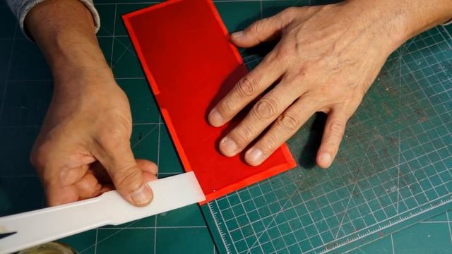 24 [LeatherCraft] Making A Leather Bifold Wallet / [가죽공예] 가죽 반지갑 만들기 / Free Pattern