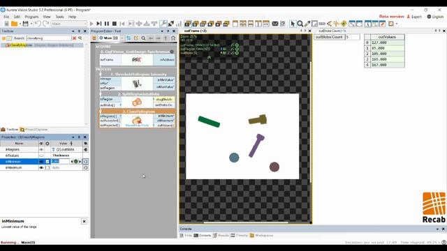 Demo - Step by step - Machine Vision Software Zebra Aurora - Screw Head - How to use the software смотреть онлайн