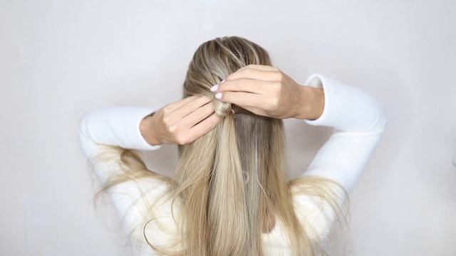 ЭТО САМАЯ КРАСИВАЯ ПРИЧЕСКА НА РАСПУЩЕННЫЕ ВОЛОСЫ! | THE MOST BEAUTIFUL HALF UP HALF DOWN HAIRSTYLE смотреть онлайн
