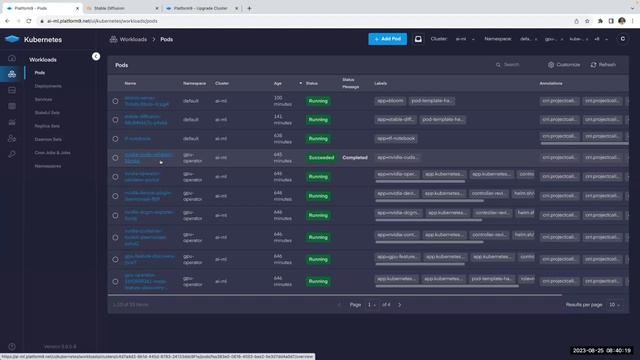 Stable Diffusion with nVidia GPU accelerator on Platform9 Bare Metal смотреть онлайн