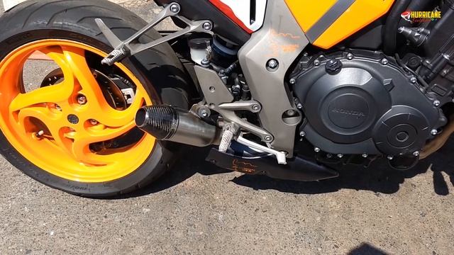 Honda CB 1000R Repsol com escapamento ponteira esportiva hurricane evolution смотреть онлайн