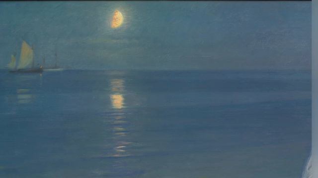 Peder Severin Krøyer | Summer Evening at Skagen Beach The Artist and his Wife, 1899 смотреть онлайн