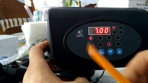 Настройка блока Runxin F63P3 для умягчения воды