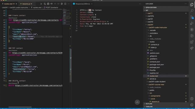Publish NodeJS MongoDB CRUD API to Heroku (cse341 L03 personal assignment) смотреть онлайн