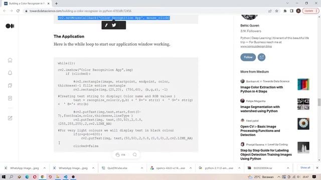 Komputer Grafik (Color Recognition App) смотреть онлайн