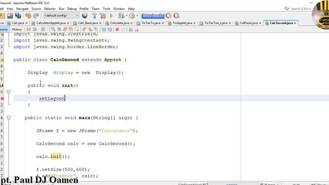 How to Create a Calculator Applet in Java - Part 1 of 2 смотреть онлайн