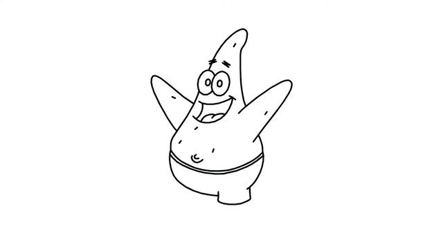 Как нарисовать Патрика из мультика Спанч Боб / How to draw Patrick from SpongeBob (Губка Боб) смотреть онлайн