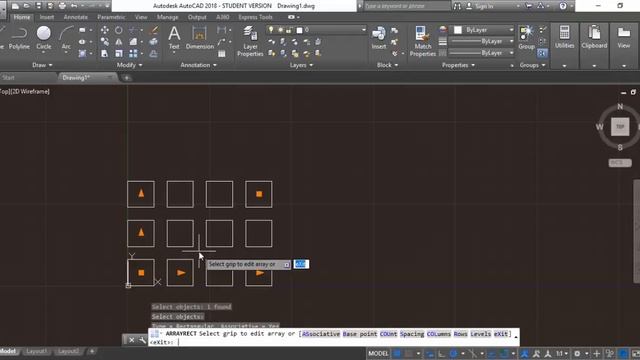 AutoCad 2018 2017 Teknik Eğitim Videoları 25 Array Komutu