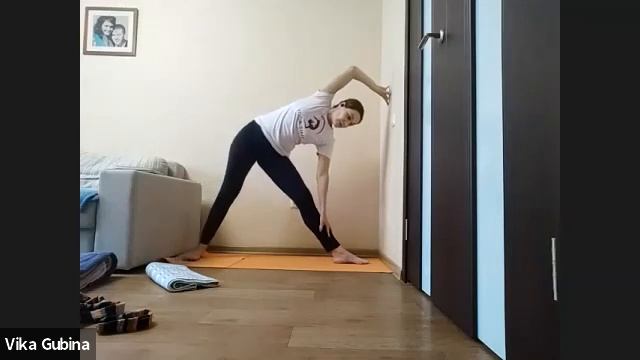 Онлайн- занятие. YOGA TIME 23 апреля Вика