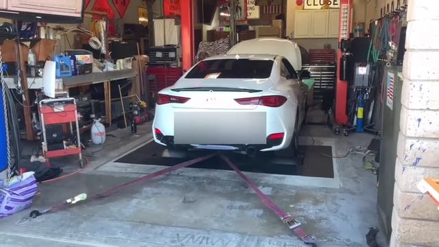 Infiniti Q60 red sport 400 gets dyno tune |ft. 700hp Q60 смотреть онлайн