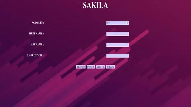 Sakila Database Interface смотреть онлайн