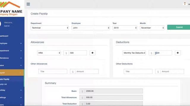 Employee Salary Management System - PHPPayroll.com смотреть онлайн