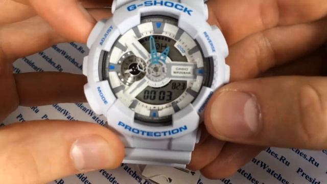 Видеообзор наручных часов Casio G-SHOCK GA-110SN-7A от Watch-Forum.RU смотреть онлайн