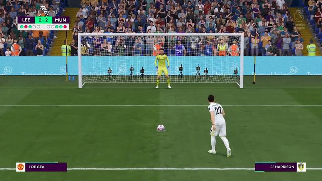Leeds United vs Manchester United - Penalty Shootout FIFA 22 смотреть онлайн