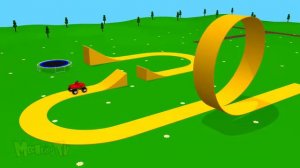 Новый бэтменский монстр грузовиков Vs Томас Синий поезд Монстр Трак для детей