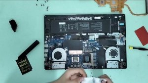 ASUS TUF GAMING A17 (FX706) Replacement of thermal paste and grease