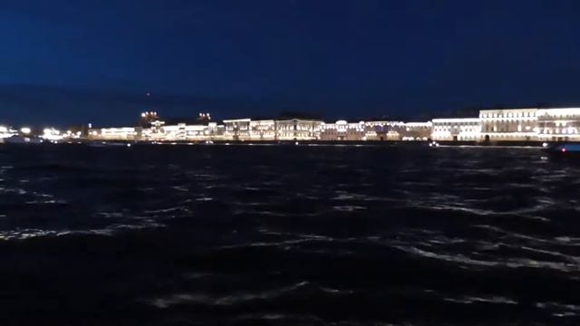 Ночная экскурсия по Неве в Санкт-Петербурге (СПб) смотреть онлайн