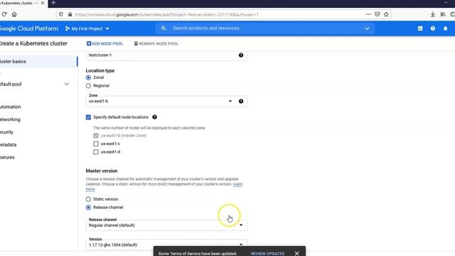 HOW TO CREATE A ZONAL CLUSTER IN GOOGLE KUBERNETES ENGINE смотреть онлайн