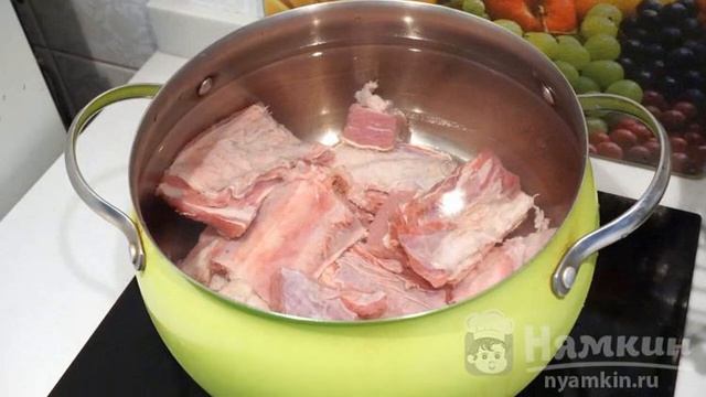 Potato soup with beef ribs смотреть онлайн