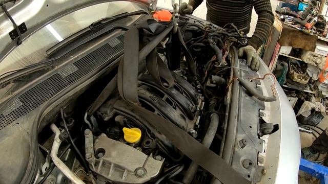 Рено Меган 2 (Renault Megane) ЗАМЕНА ДВИГАТЕЛЯ!!! смотреть онлайн
