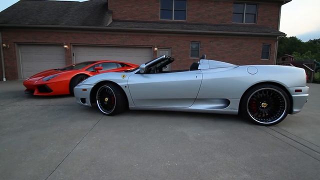 Stablemates: Lamborghini Aventador and Ferrari 360 Spider смотреть онлайн