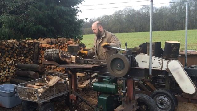 Самодельный дровокол из зубчатой рейки смотреть онлайн