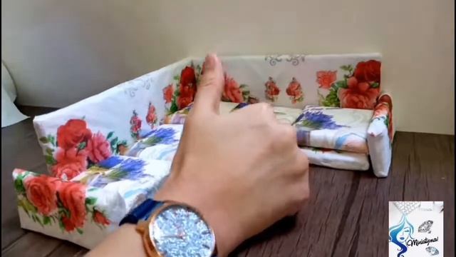 ?Мебель из одноразовых салфеток очень просто и красиво!?