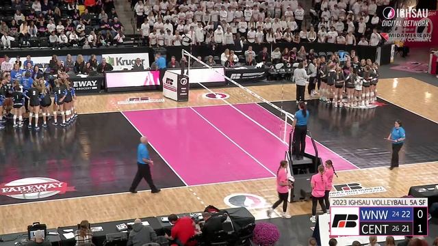 2023 IGHSAU Girls State Volleyball 5A Semifinal: Ankeny Centennial vs Waukee Northwest смотреть онлайн