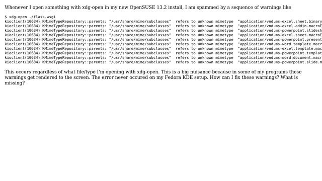 Kioclient KMimeTypeRepository::parents: 