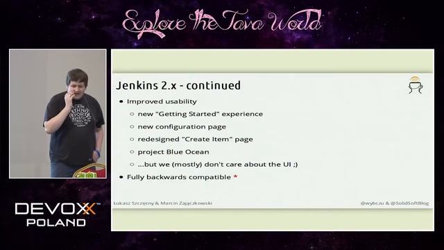 Devoxx Poland 2016 - Marcin Zajączkowski, Łukasz Szczęsny - Jenkins as a Code смотреть онлайн