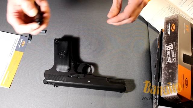 Обзор пневматического пистолета Gletcher TT Blowback Тульский Токарев смотреть онлайн