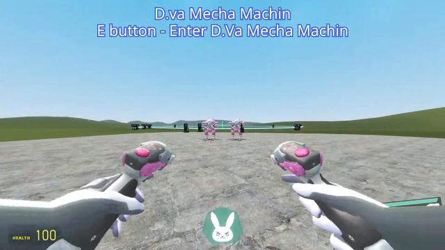 D.va Mecha Machin (GMOD Vehicle showcase) смотреть онлайн