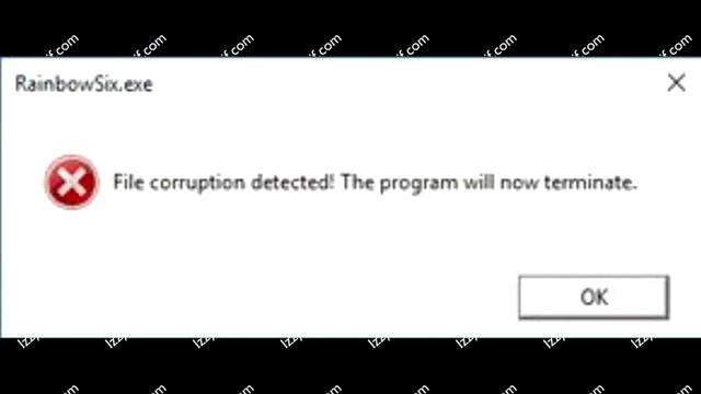 ? File corruption detected the program will now terminate смотреть онлайн