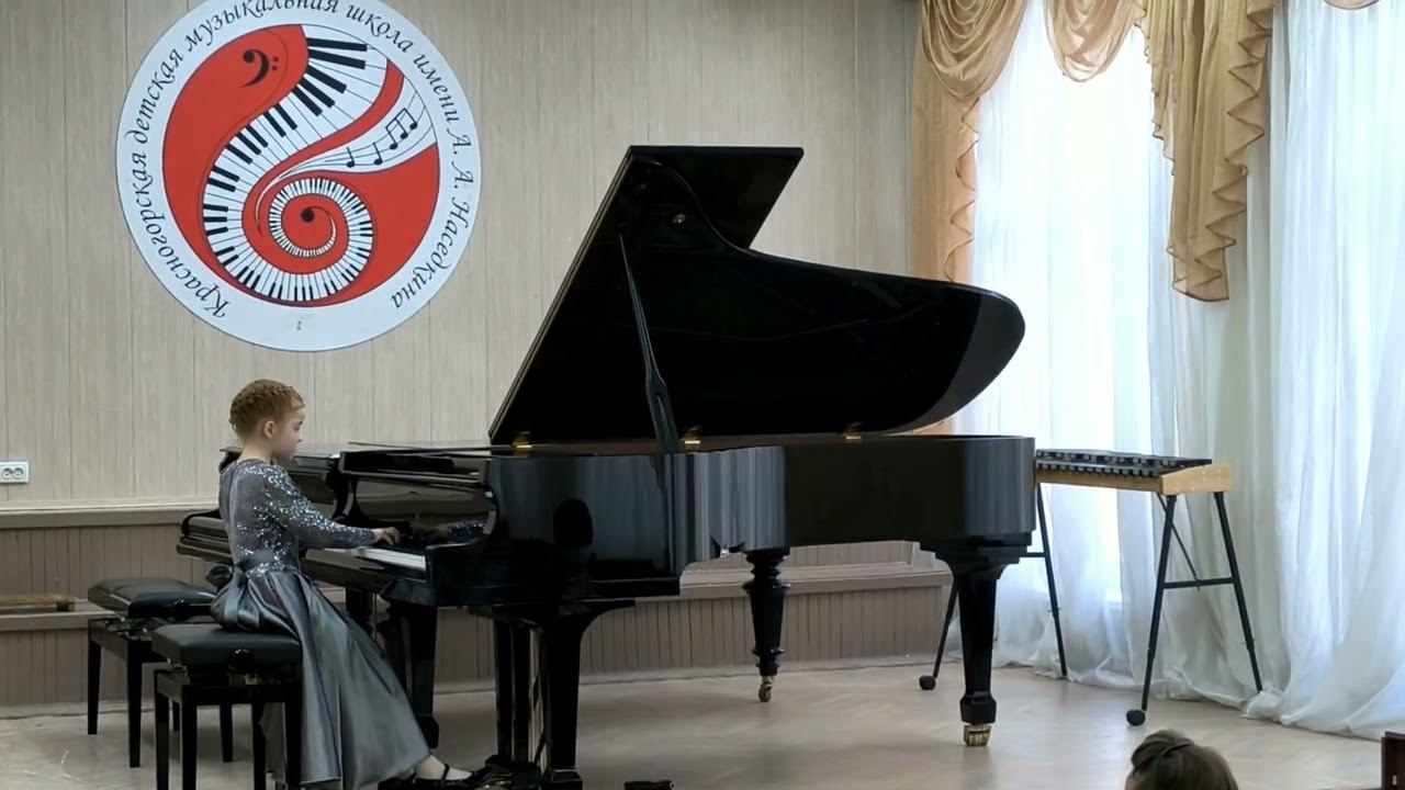 А. Гречанинов - "Звездная ночь" соч. 3 №5, Т. Лак - "Тарантелла" соч. 41 №8, Исполняет Трушина Софья смотреть онлайн