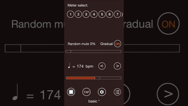 Time Guru metronome - short video showing features смотреть онлайн