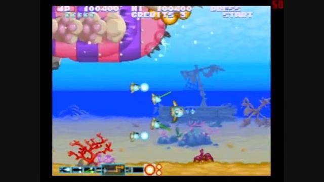 ePSXe - Parodius (Fantastic Journey) Stage 2 смотреть онлайн