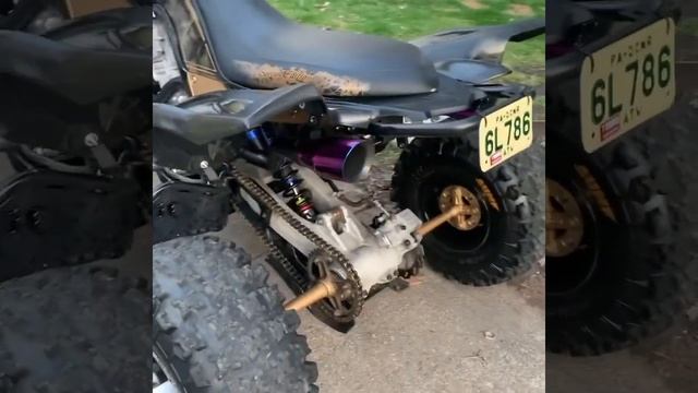 The only Raptor 700 with car exhaust смотреть онлайн