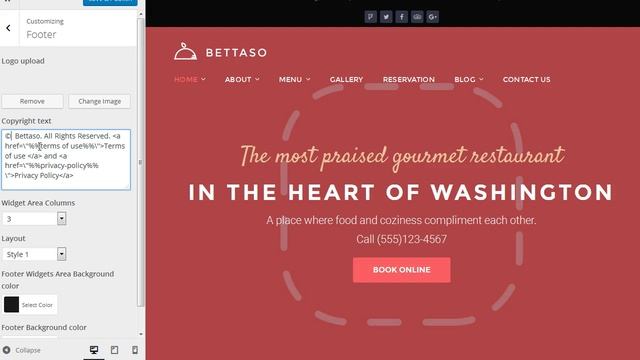 WordPress Blogging Themes. How To Change Footer Copyright Text смотреть онлайн